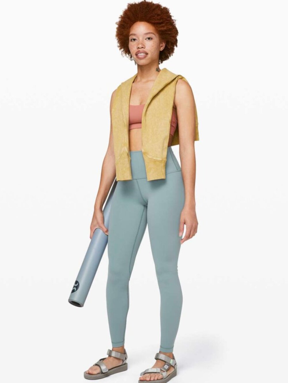 Lululemon Align Pant 28" Aquatic Green Size 4
